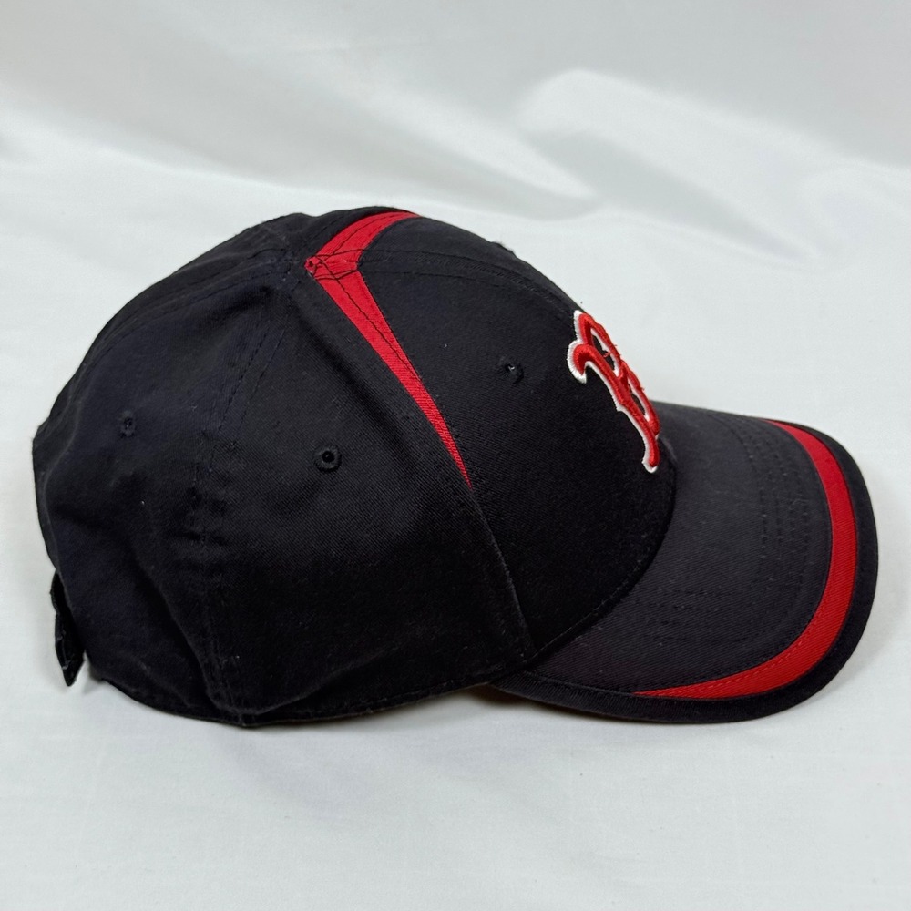 New Era Boston Red Sox MLB Baseball Cap Hat Black Red 9FORTY Flex Fit - Picture 7 of 10